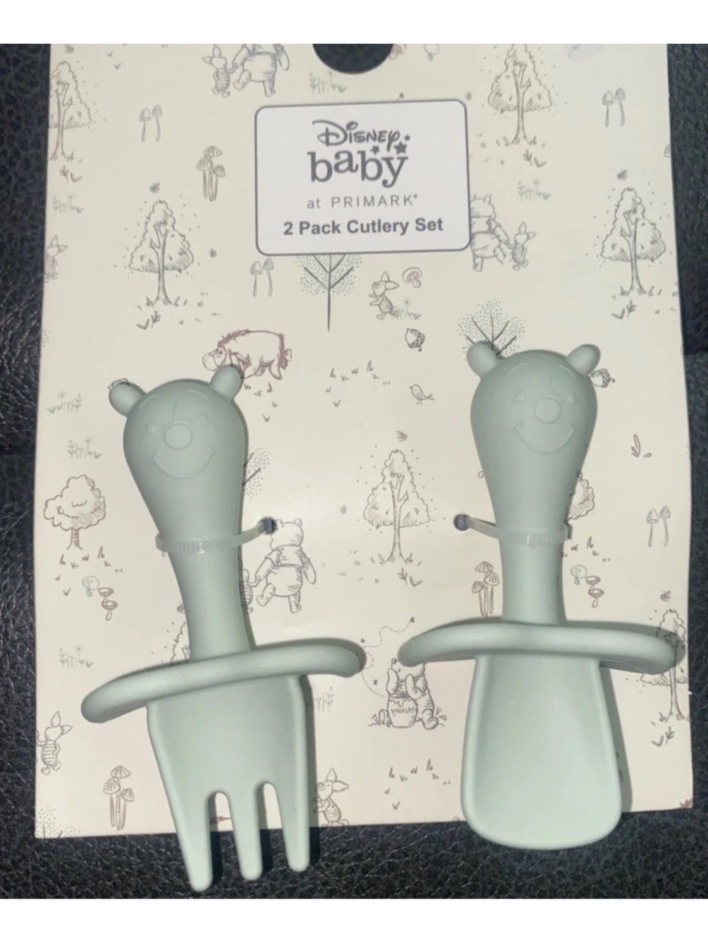 Primark Disney Baby Mint Green 2-Pack Cutlery Set